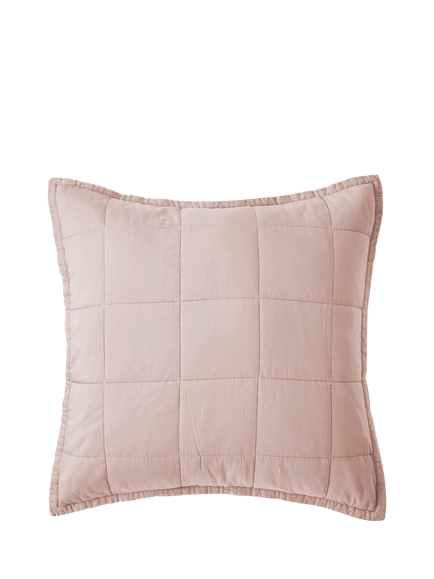 Christy Laundered Cotton Pillowsham, Pink, Pink