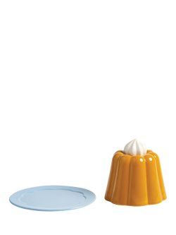 &k Amsterdam Pudding Cloche Cake Stand, Yellow - view 2, Yellow