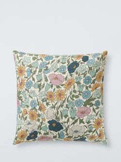 Liberty London Poppy Cushion, Meadow Field, Meadow Field