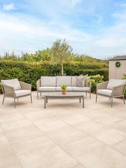 KETTLER Isla 5-Seater Garden Lounging Sofa Set, Mushroom - view 2, Mushroom