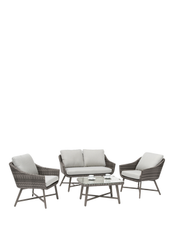 KETTLER LaMode 4-Seater Garden Lounging Set, Brown, Brown