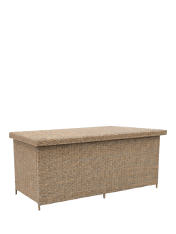KETTLER Derwent Woven Garden Cushion Box, Brown, Brown