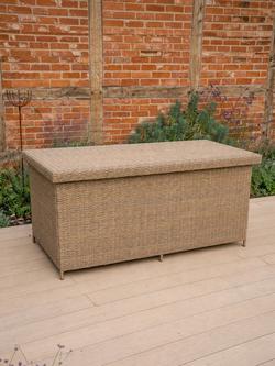 KETTLER Derwent Woven Garden Cushion Box, Brown - view 2, Brown