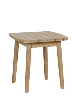 KETTLER Meadow Acacia Wood Square Side Table, 48cm, Natural, 