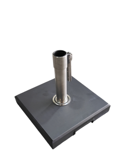 KETTLER Aluminium Square Parasol Base, 25kg, Anthracite, Anthracite