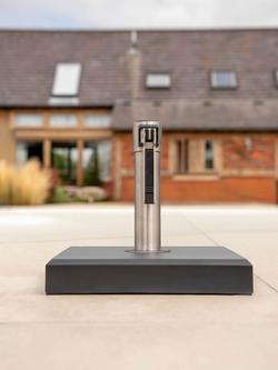 KETTLER Aluminium Square Parasol Base, 25kg, Anthracite - view 2, Anthracite