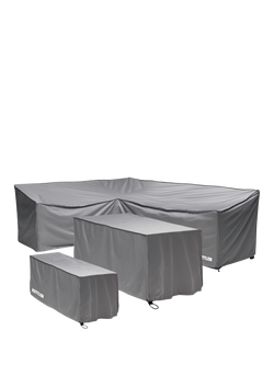 KETTLER Charlbury 8-Seater Corner Lounging/Dining Garden Furniture Covers, 