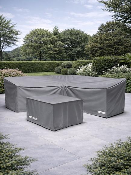 KETTLER Charlbury 6-Seater Mini Corner Lounging/Dining Garden Furniture Covers - view 2, 