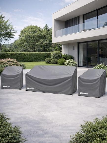 KETTLER Hampton 4-Seater Lounging Set Garden Furniture Covers - view 2, 