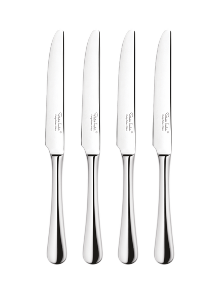 Robert Welch Radford Bright Stainless Steel Table Knives, Set of 4, Silver