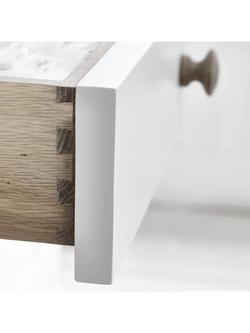 Neptune Suffolk 4ft Dresser, Silver Birch - view 2, Silver Birch