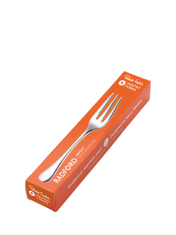 Robert Welch Radford Bright Stainless Steel Pastry Forks, Set of 4 - view 2, Silver