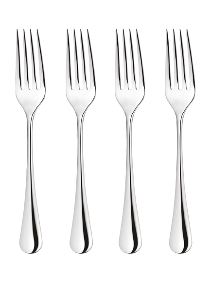 Robert Welch Radford Bright Stainless Steel Side Forks, Set of 4, Silver