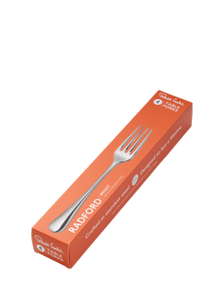 Robert Welch Radford Bright Stainless Steel Table Forks, Set of 4 - view 2, Silver