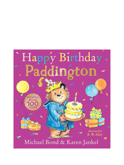 Paddington Bear Michael Bond & Karen Jankel 'Happy Birthday Paddington' Book, Multi