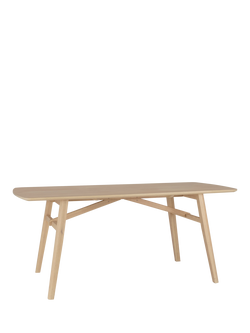 Neptune Borough 6 Seater Dining Table, Natural Oak - view 2, Natural Oak