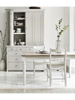 Neptune Suffolk 4 Seater Dining Table, Silver Birch - view 2, Silver Birch