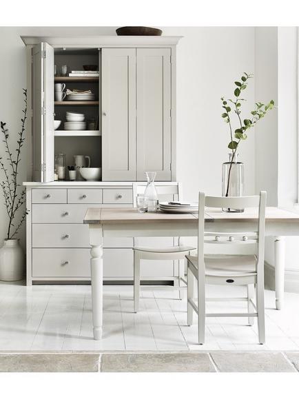 Neptune Suffolk 4 Seater Dining Table, Silver Birch - view 2, Silver Birch
