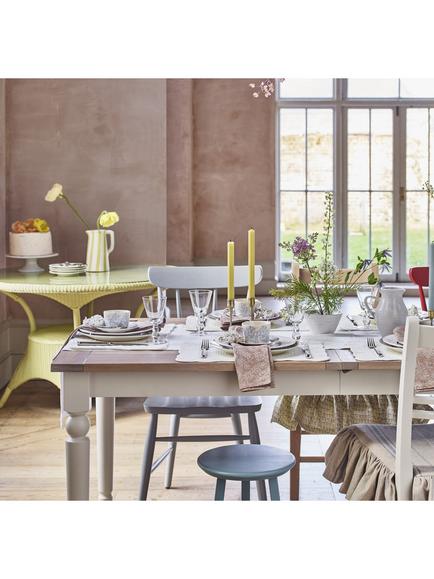 Neptune Suffolk 4-8 Seater Extending Dining Table, Oak - view 2, Silver Birch
