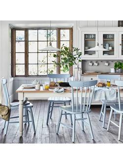 Neptune Suffolk 6 Seater Dining Table, Silver Birch - view 2, Silver Birch