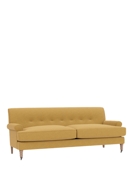 Neptune George 3 Seater Sofa, Saffron, Saffron