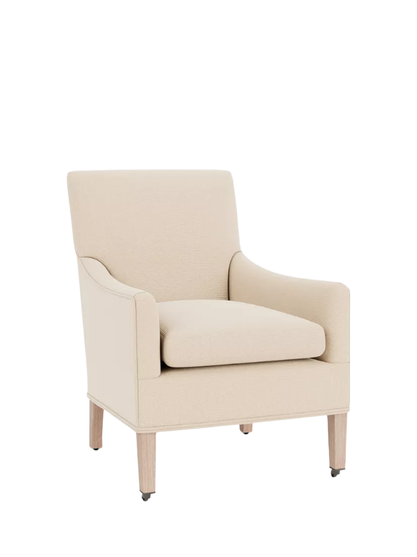 Neptune Theo Armchair, Pale Oat