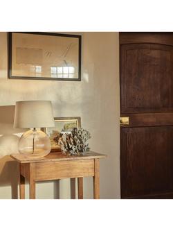 Neptune Malton Glass Base Table Lamp, Bronze - view 2, Bronze