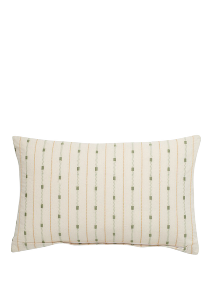 Neptune Frida Rectangular Cushion, Green, Green