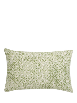 Neptune Frida Rectangular Cushion, Green - view 2, Green