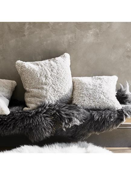 Neptune Tussock Cushion, Large, Pearl - view 2, Pearl