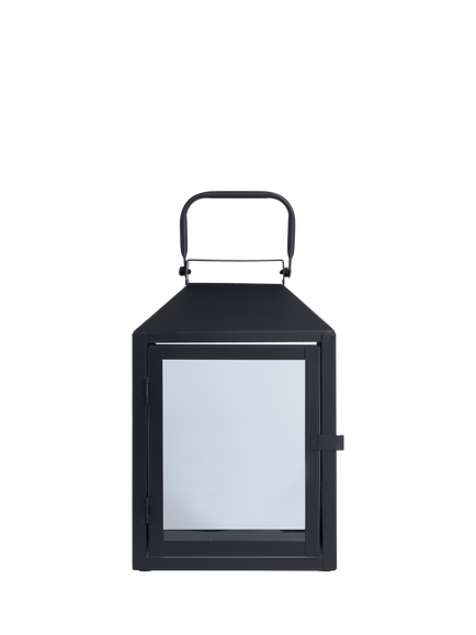 Neptune Browning Lantern Candle Holder, Black, Black