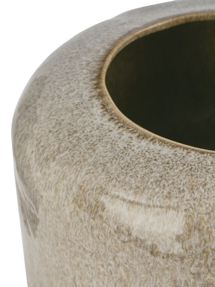 Neptune Verwood Stoneware Vase, H28cm, Beige - view 2, Beige