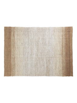 Neptune Bantham Rug Pure Jute Rug, White Ombre, L300 x W200 cm, White Ombre