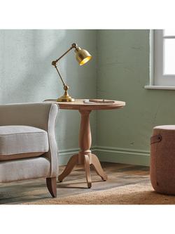 Neptune Henley 60cm Round Side Table, Oak - view 2, Oak