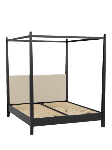 Neptune Wardley Four Poster Bed, Super King Size, Linara Natural, Linara Natural