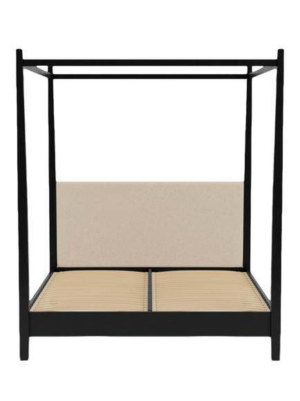 Neptune Wardley Four Poster Bed, Super King Size, Linara Natural - view 2, Linara Natural