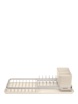 Brabantia SinkSide Compact Dish Drying Rack, Soft Beige, Soft Beige
