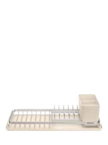 Brabantia SinkSide Compact Dish Drying Rack, Soft Beige, Soft Beige
