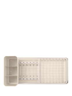 Brabantia SinkSide Compact Dish Drying Rack, Soft Beige - view 2, Soft Beige
