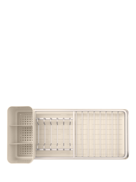Brabantia SinkSide Compact Dish Drying Rack, Soft Beige - view 2, Soft Beige