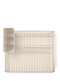 Brabantia SinkSide Dish Drying Rack, Soft Beige - view 2, Soft Beige