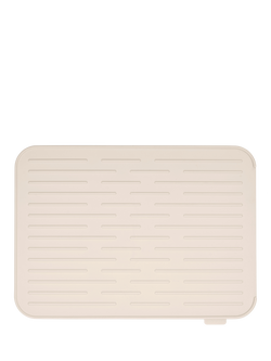 Brabantia SinkSide Silicone Dish Drying Mat, Soft Beige, Soft Beige