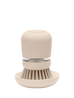 Brabantia SinkSide Soap Dispensing Dish Brush, Soft Beige
