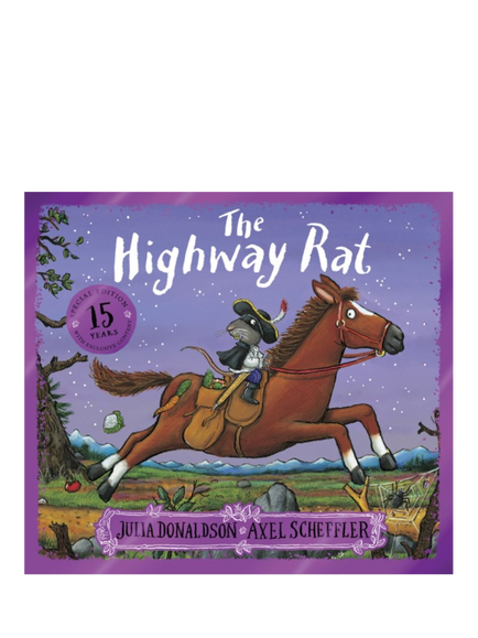 The Highway Rat 15th Anniversary Kids' Book by Julia Donaldson & Axel Scheffler, Multi