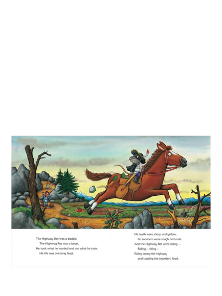 The Highway Rat 15th Anniversary Kids' Book by Julia Donaldson & Axel Scheffler - view 2, Multi