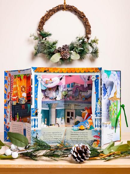 Moomin 'A Year in the Moominhouse' 3D Carousel Kids' Book - view 2, Multi