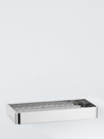 John Lewis Atlantis Shower Shelf, Chrome - view 2, Chrome