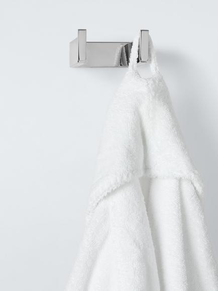 John Lewis Atlantis Double Robe Hook, Chrome - view 2, Chrome