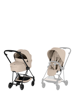 Cybex Mios Pushchair & Carrycot, Cozy Beige, Cozy Beige