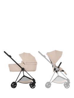 Cybex Mios Pushchair & Carrycot, Cozy Beige - view 2, Cozy Beige